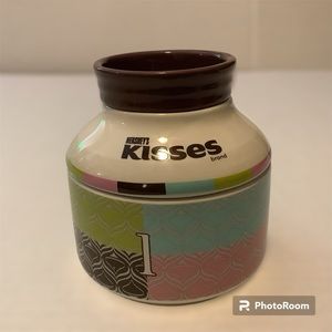 Hersheys Kisses Candy Dish Rare Three Piece Conical Configuration 4.5”x 10.16cm.